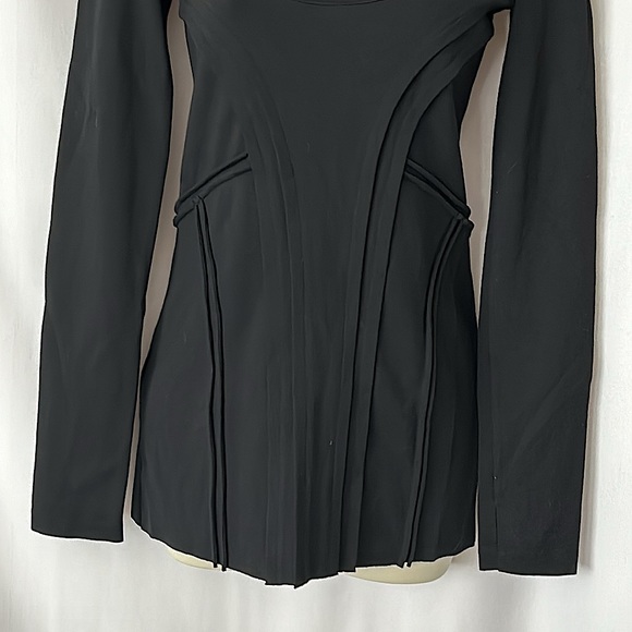 Prada Authenticated Black Long Sleeve Stretchy Shirt Top **Size S**🔥🔥 - Picture 3 of 6
